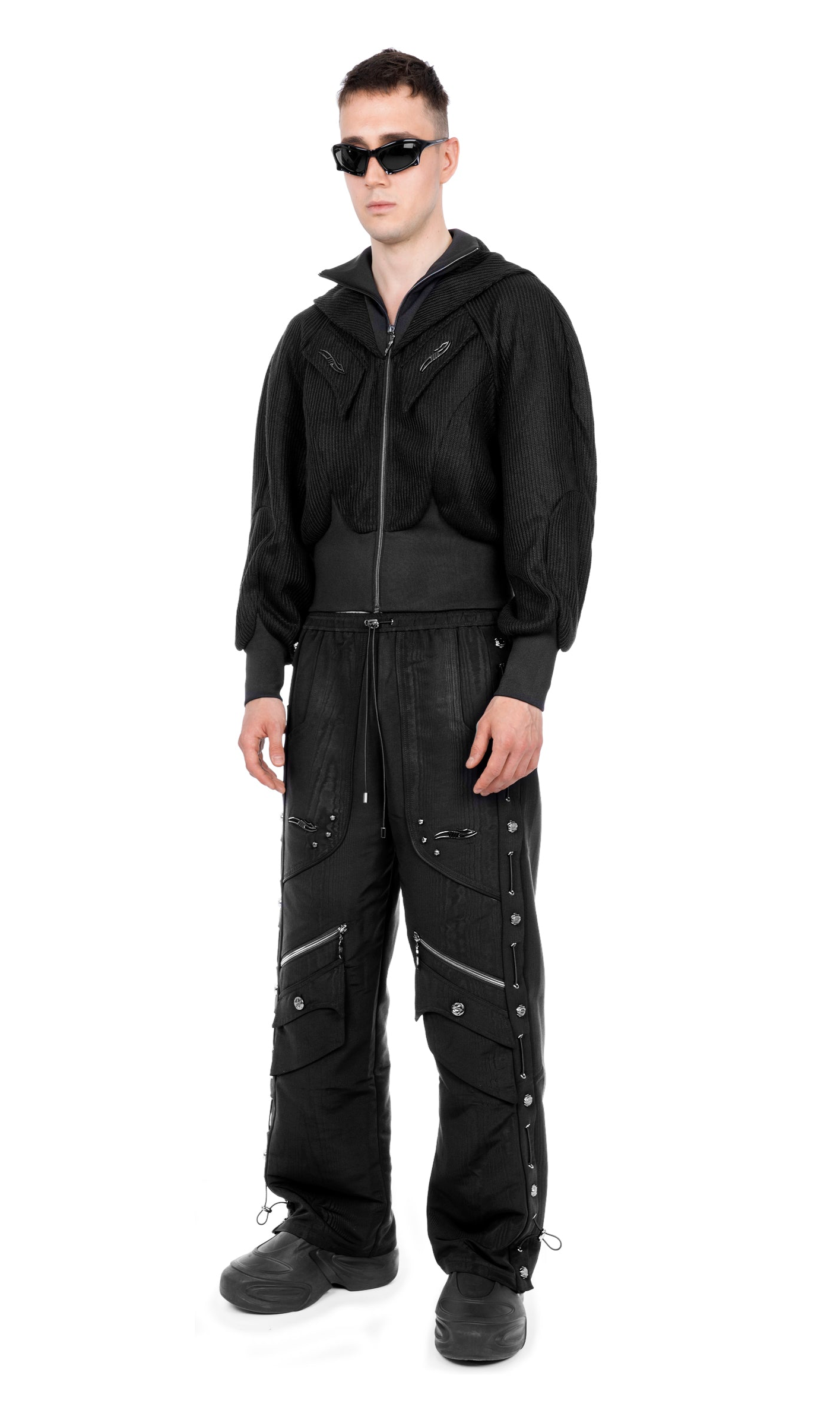 TRACK PUFFER PANTS BLACK