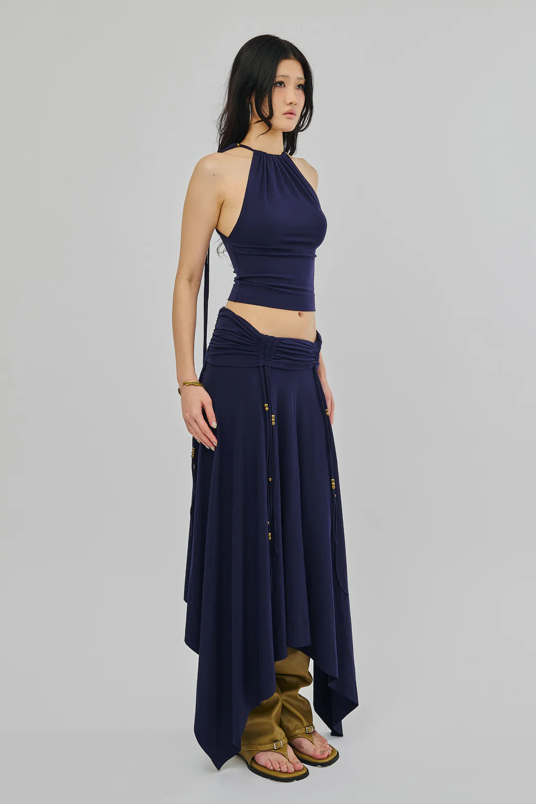 REVERENT SKIRT MAXI NAVY