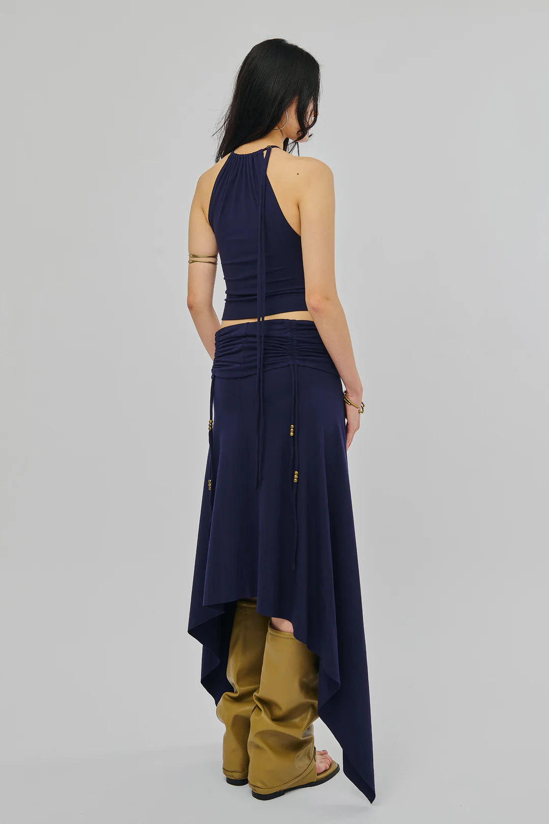 REVERENT SKIRT MAXI NAVY