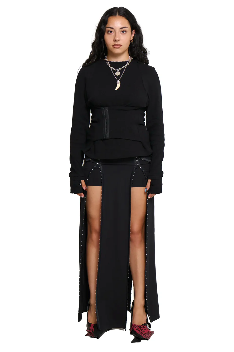WRAPED TOP BLACK