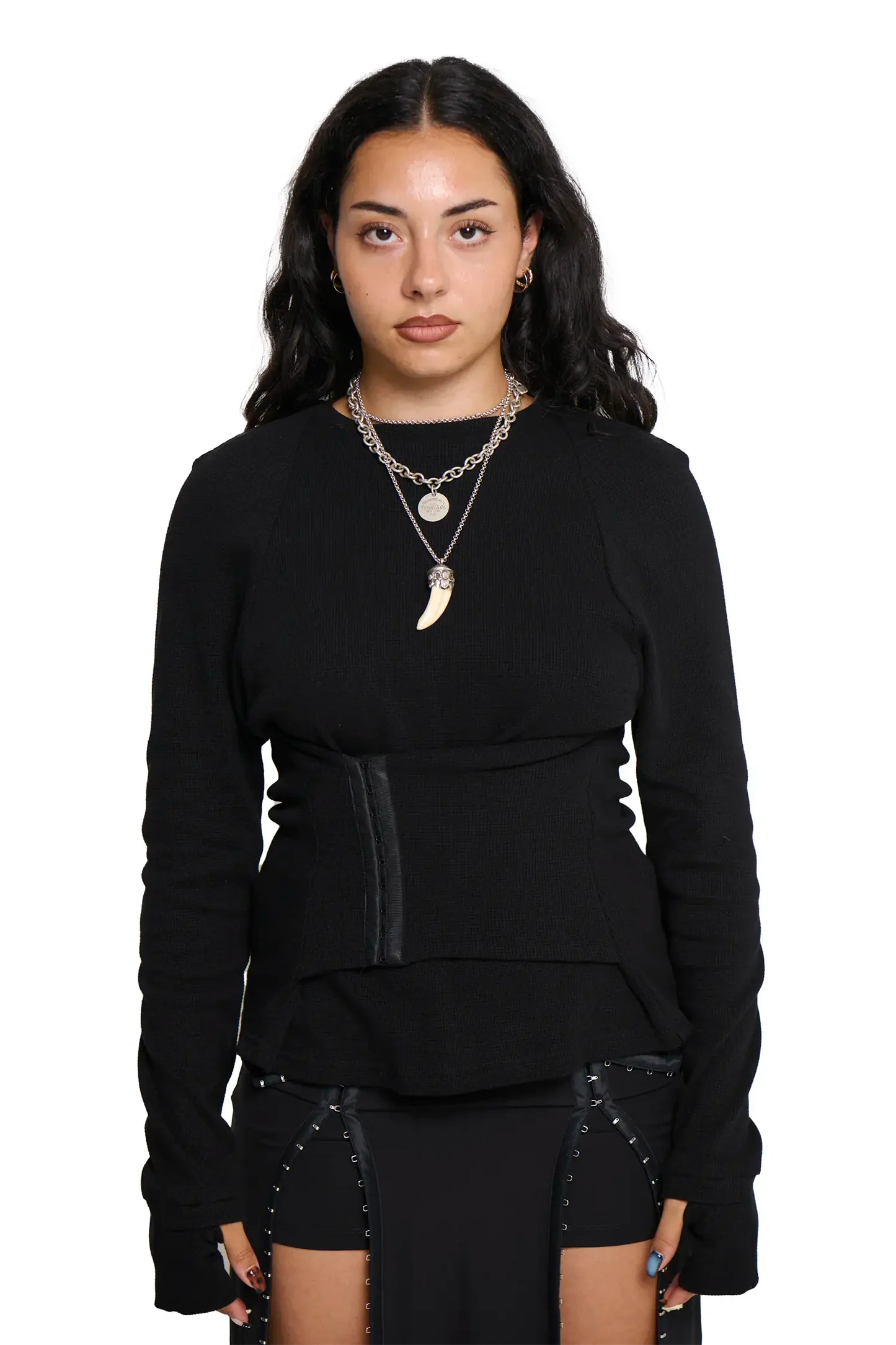 WRAPED TOP BLACK