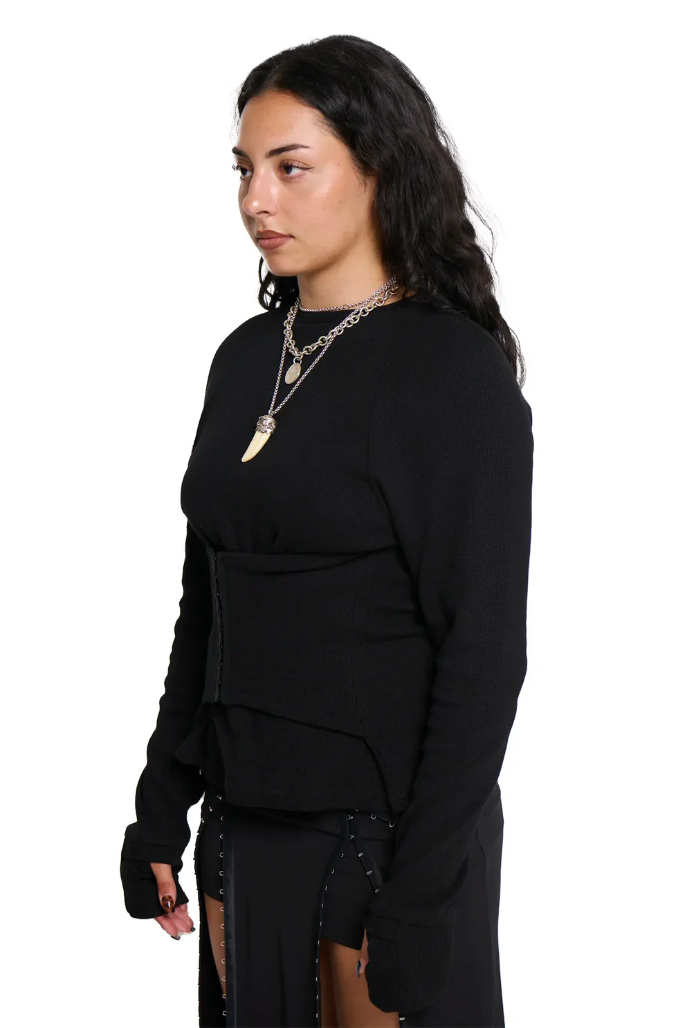 WRAPED TOP BLACK