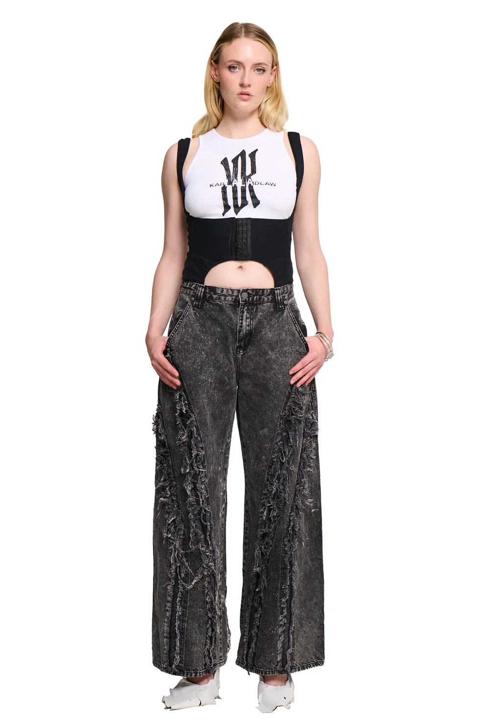 BAGGY SPLICED DENIM