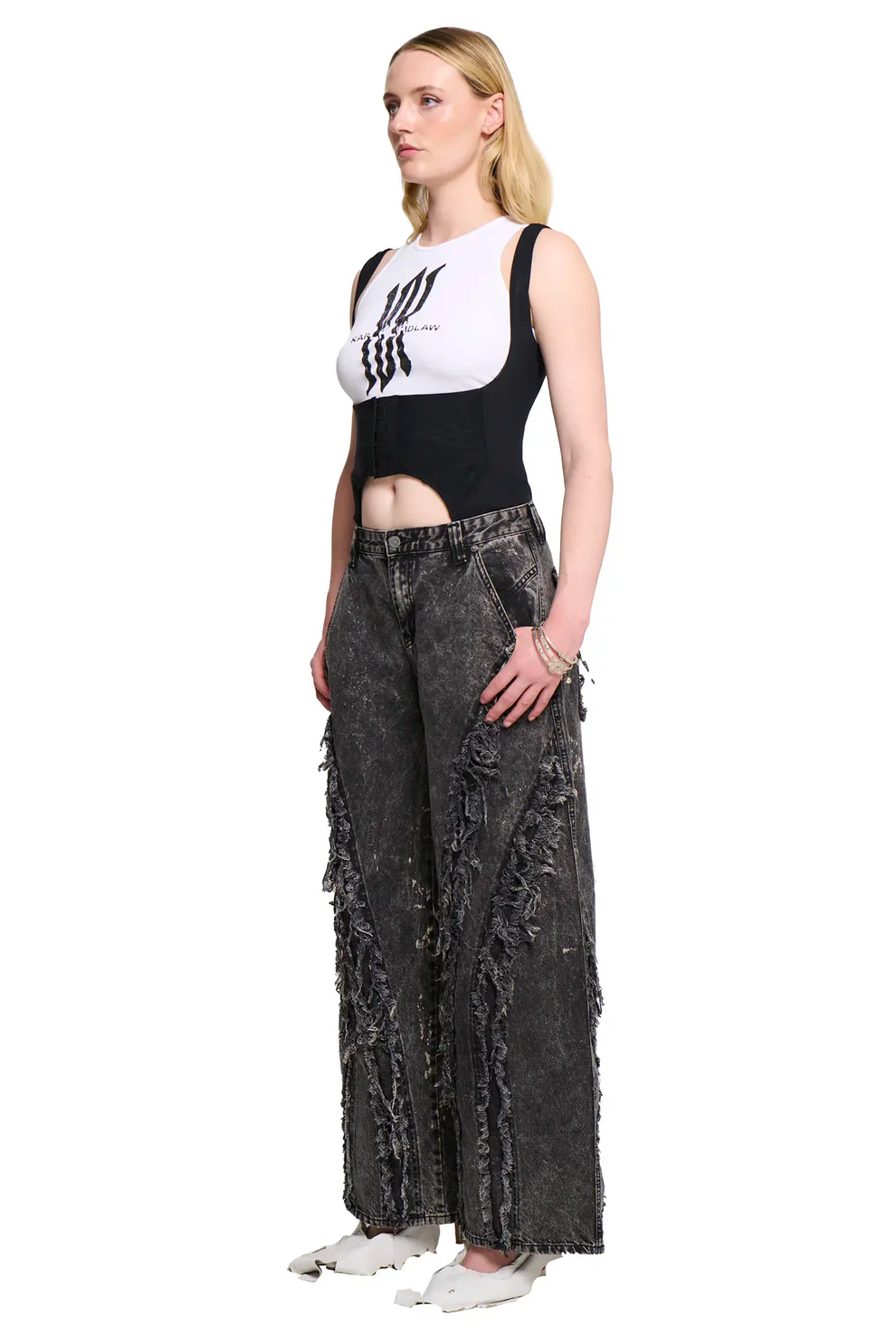 BAGGY SPLICED DENIM