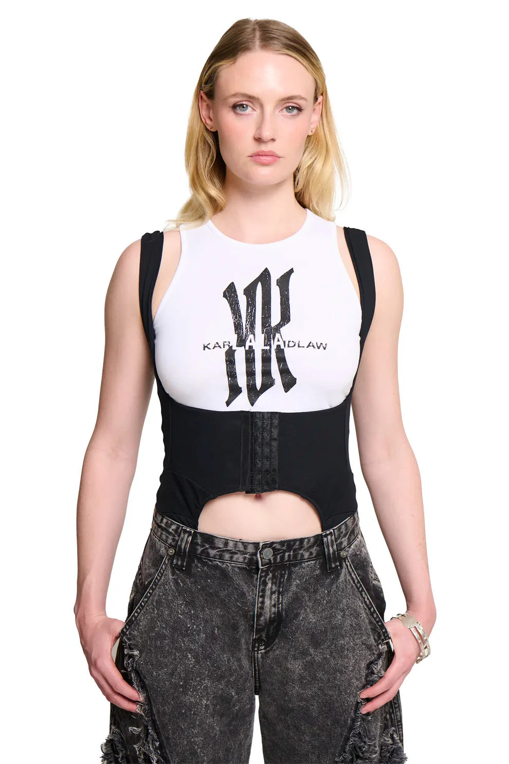 BAGGY SPLICED DENIM