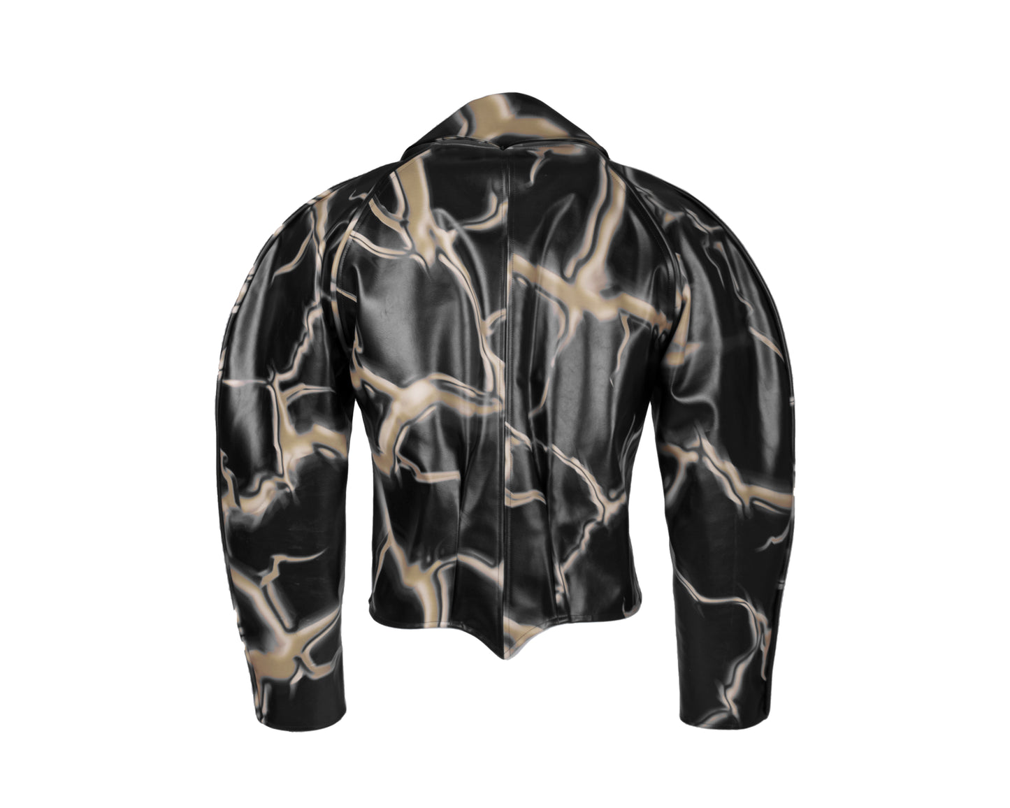 VEINS LEATHER JACKET