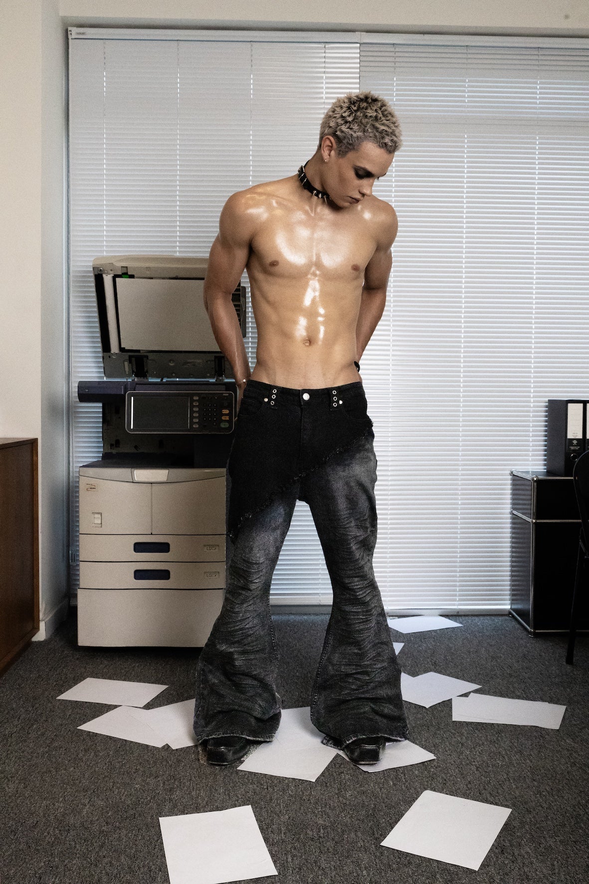 HYBRID FLARED JEANS MEN