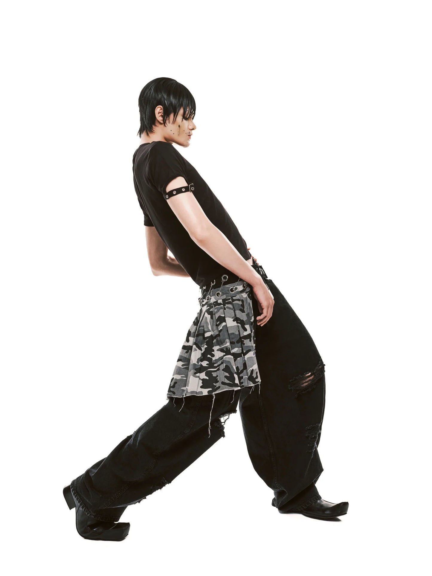 ARMY PLEATED LAYER BELT