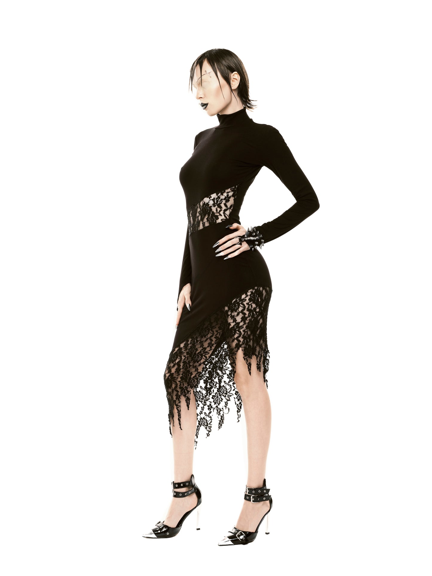 BURNING MIDI DRESS