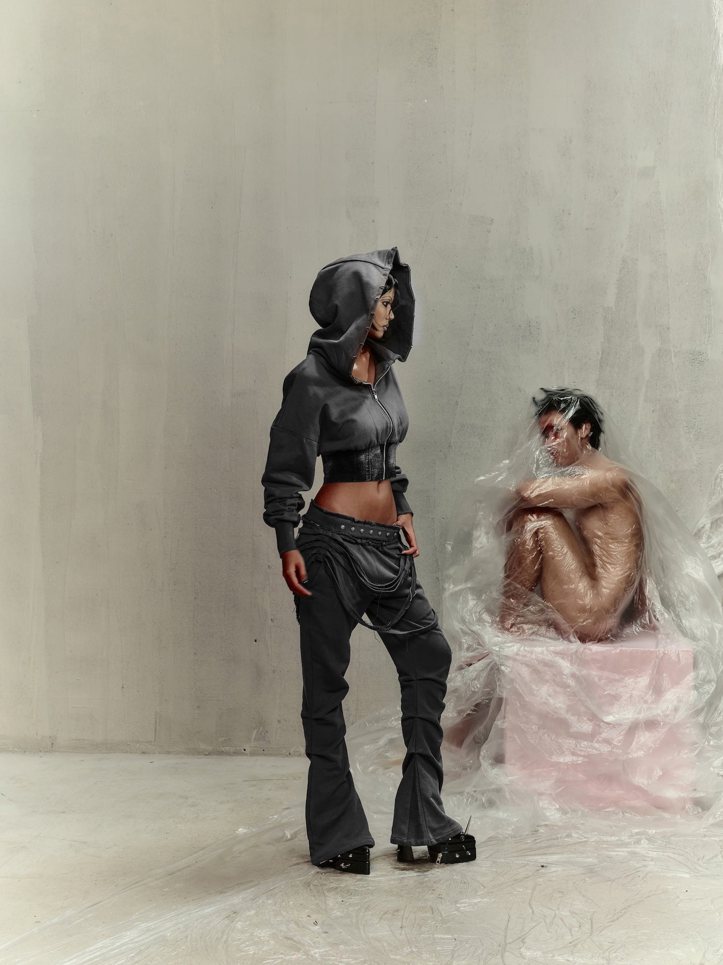 LINDISS FLARED JOGGER