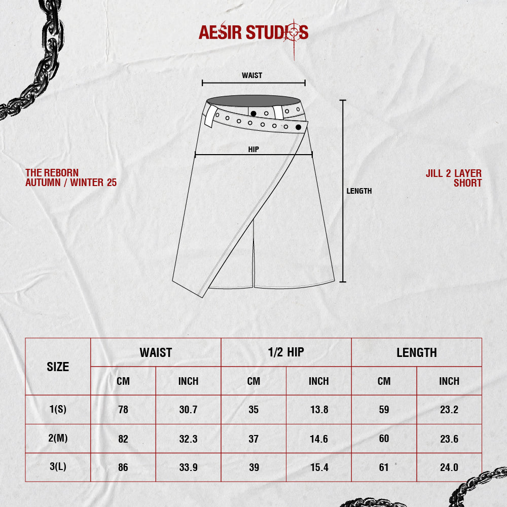 JILL 2 LAYER SHORTS