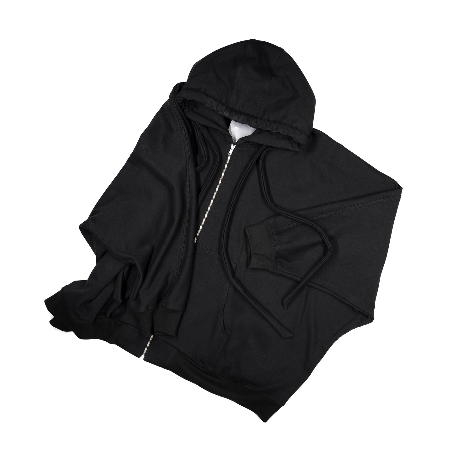 BATWING ZIP-UP JACKET BLACK