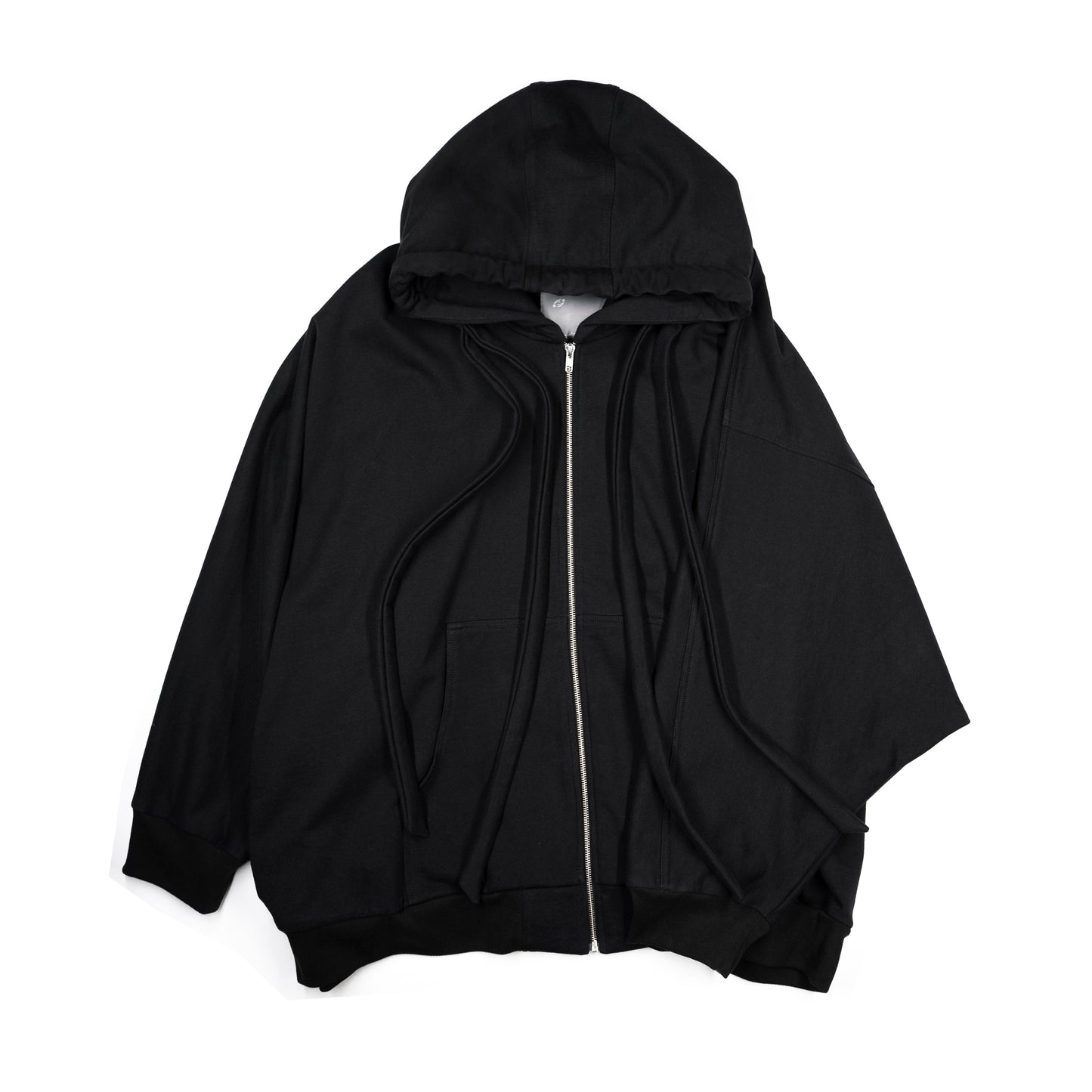 BATWING ZIP-UP JACKET BLACK