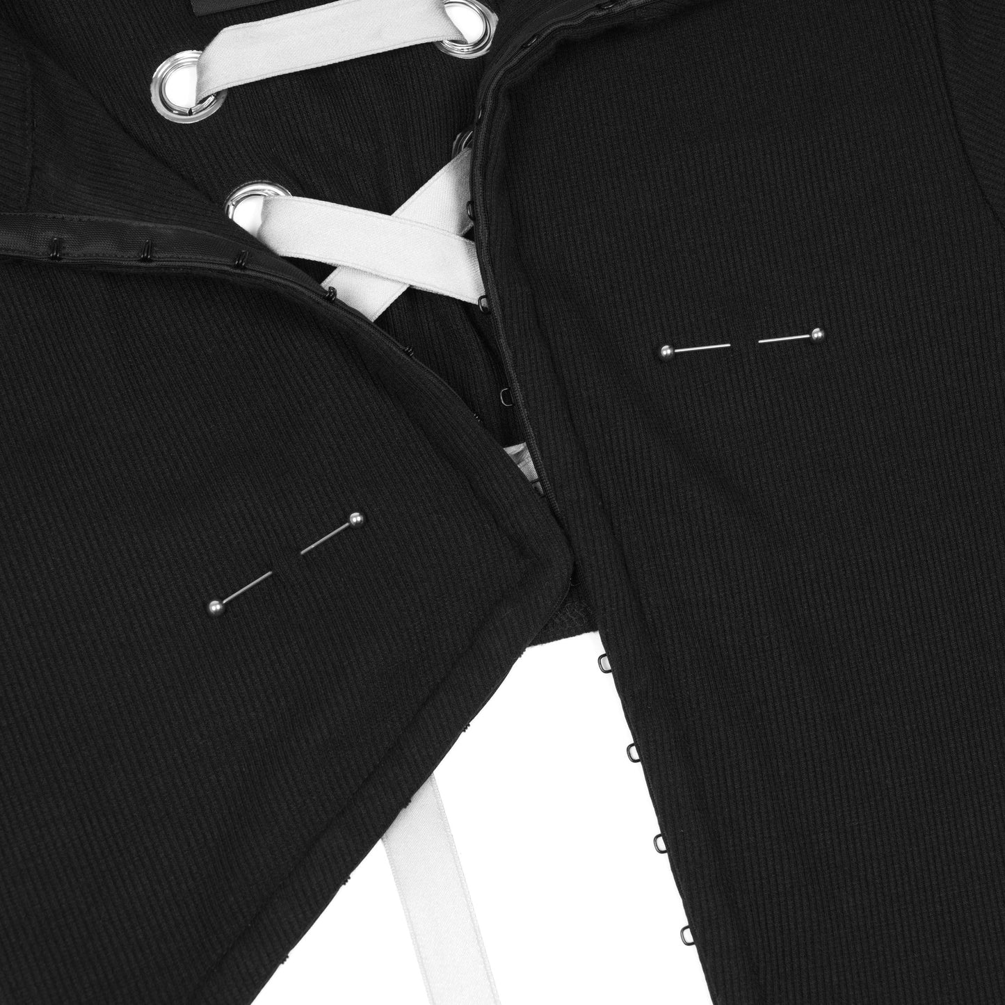 PIERCING KNIT DRESS