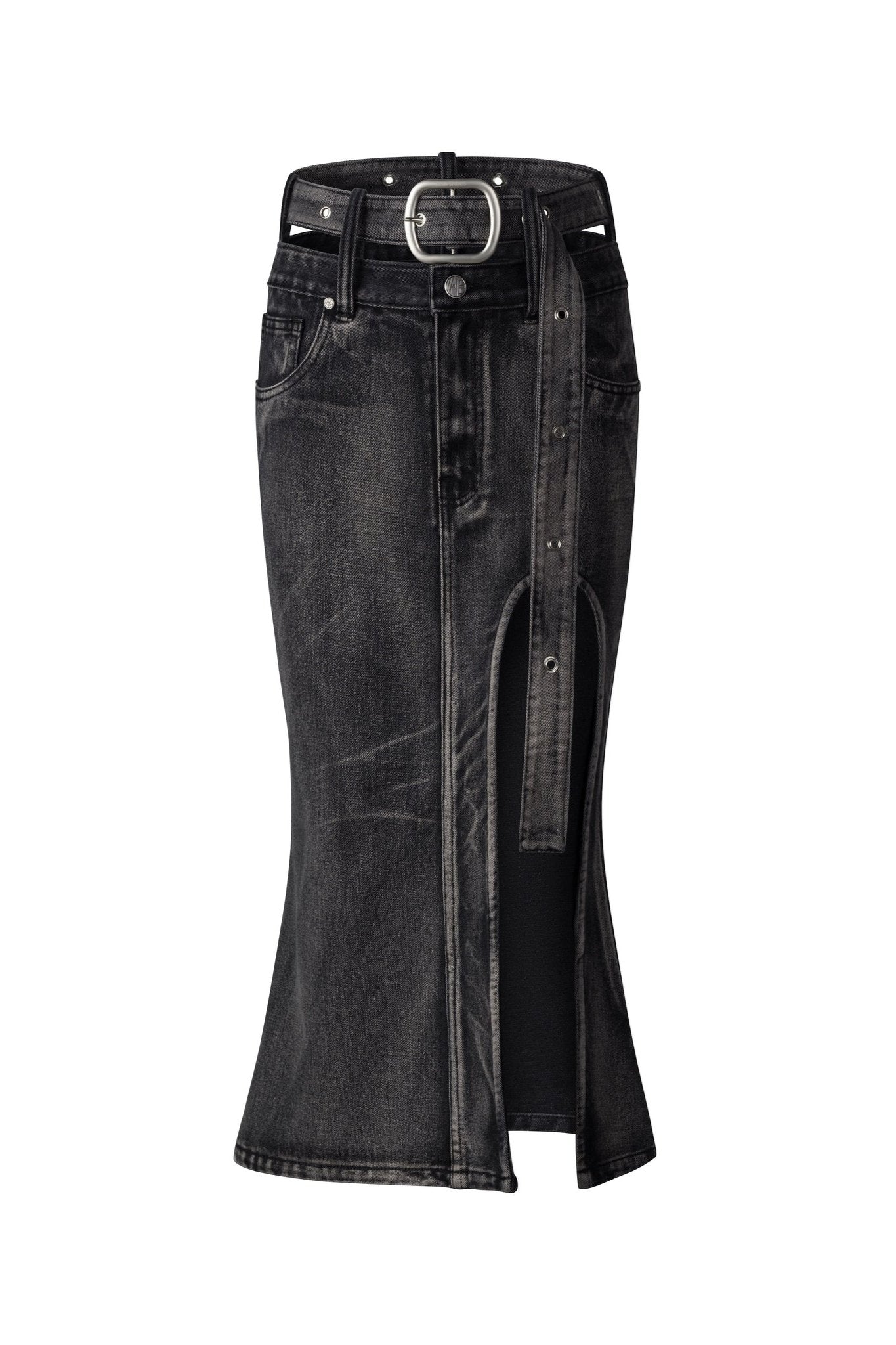 BUCKLE CUT OUT SKIRT