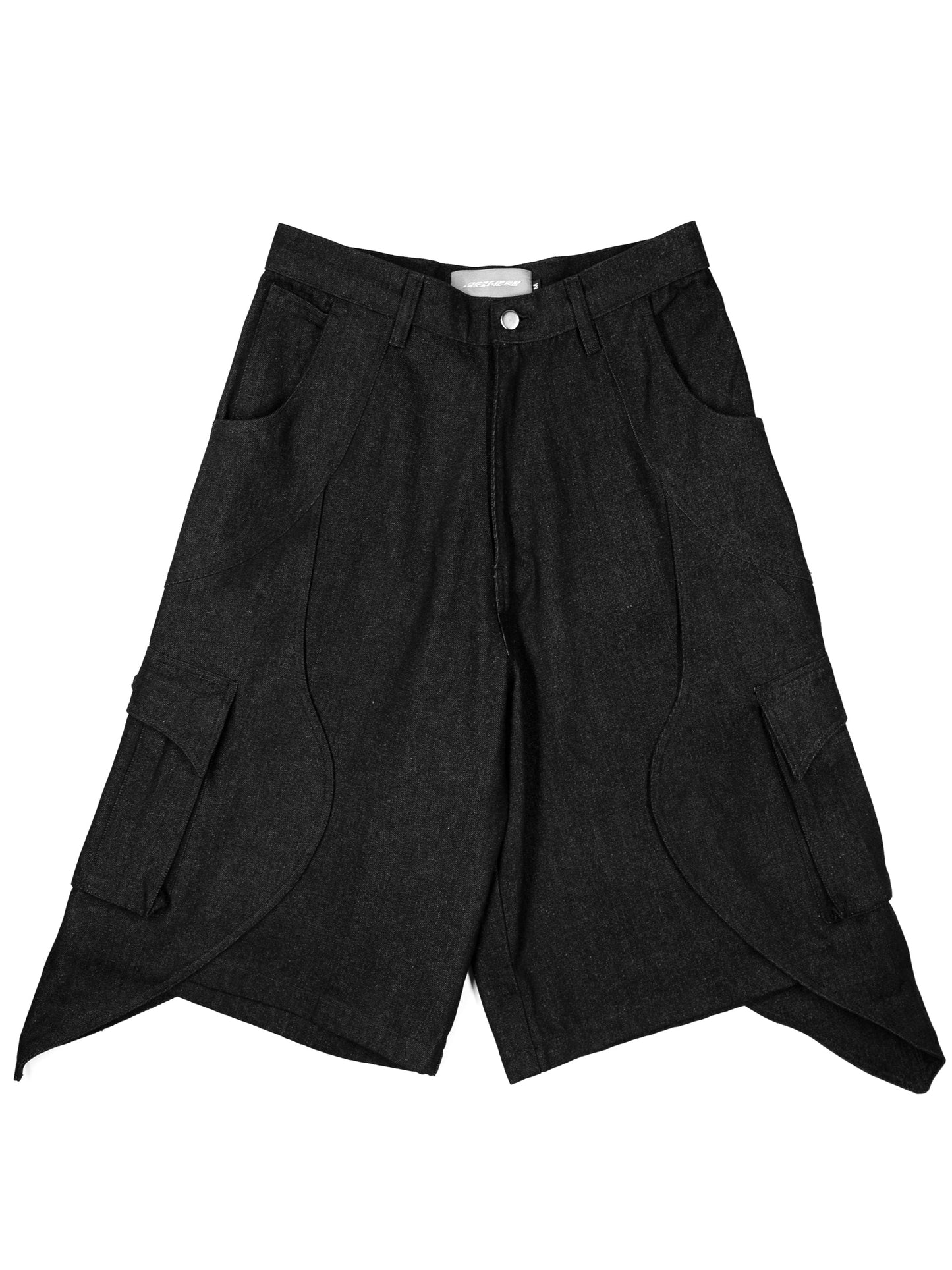 TAMASHI DENIM SHORTS BLACK