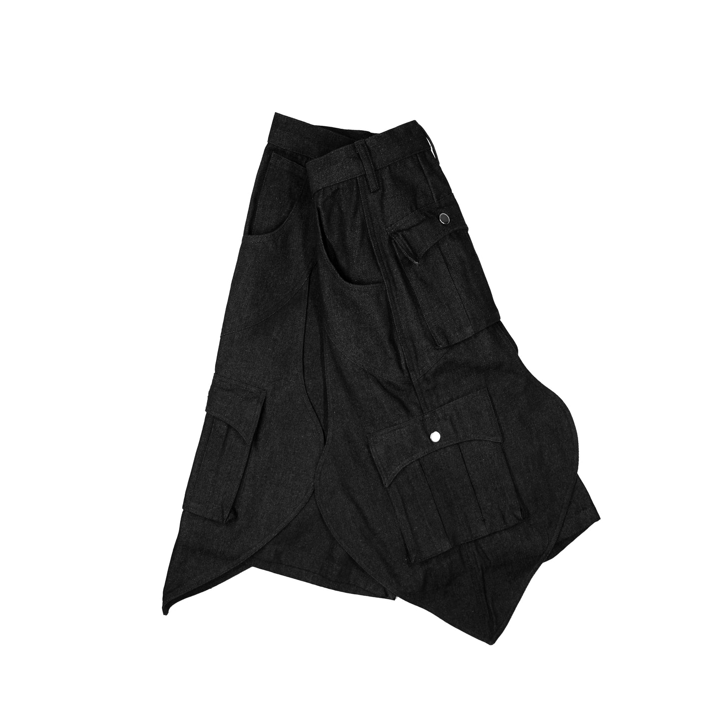 TAMASHI DENIM SHORTS BLACK