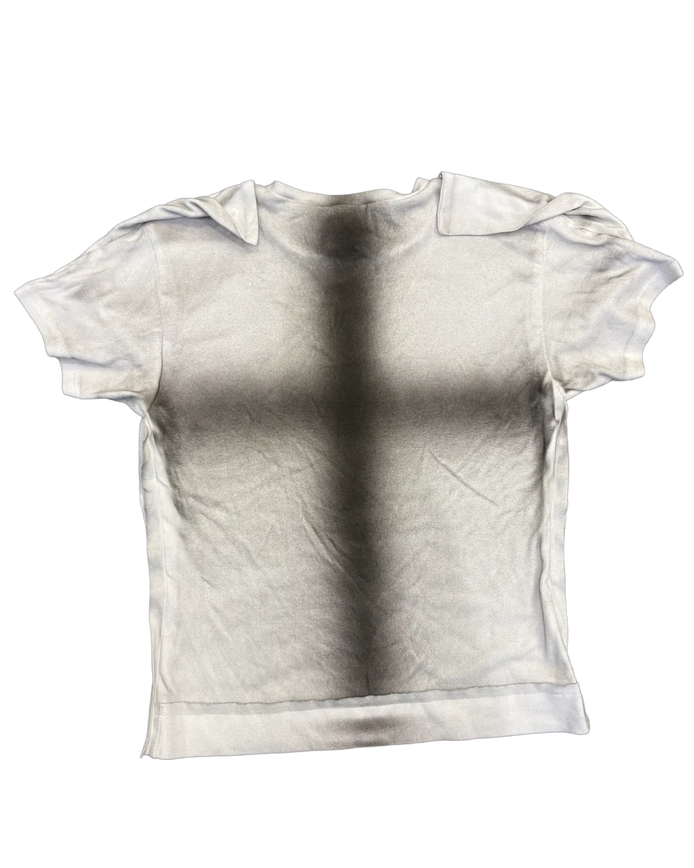 PLACKED T-SHIRT WHITE