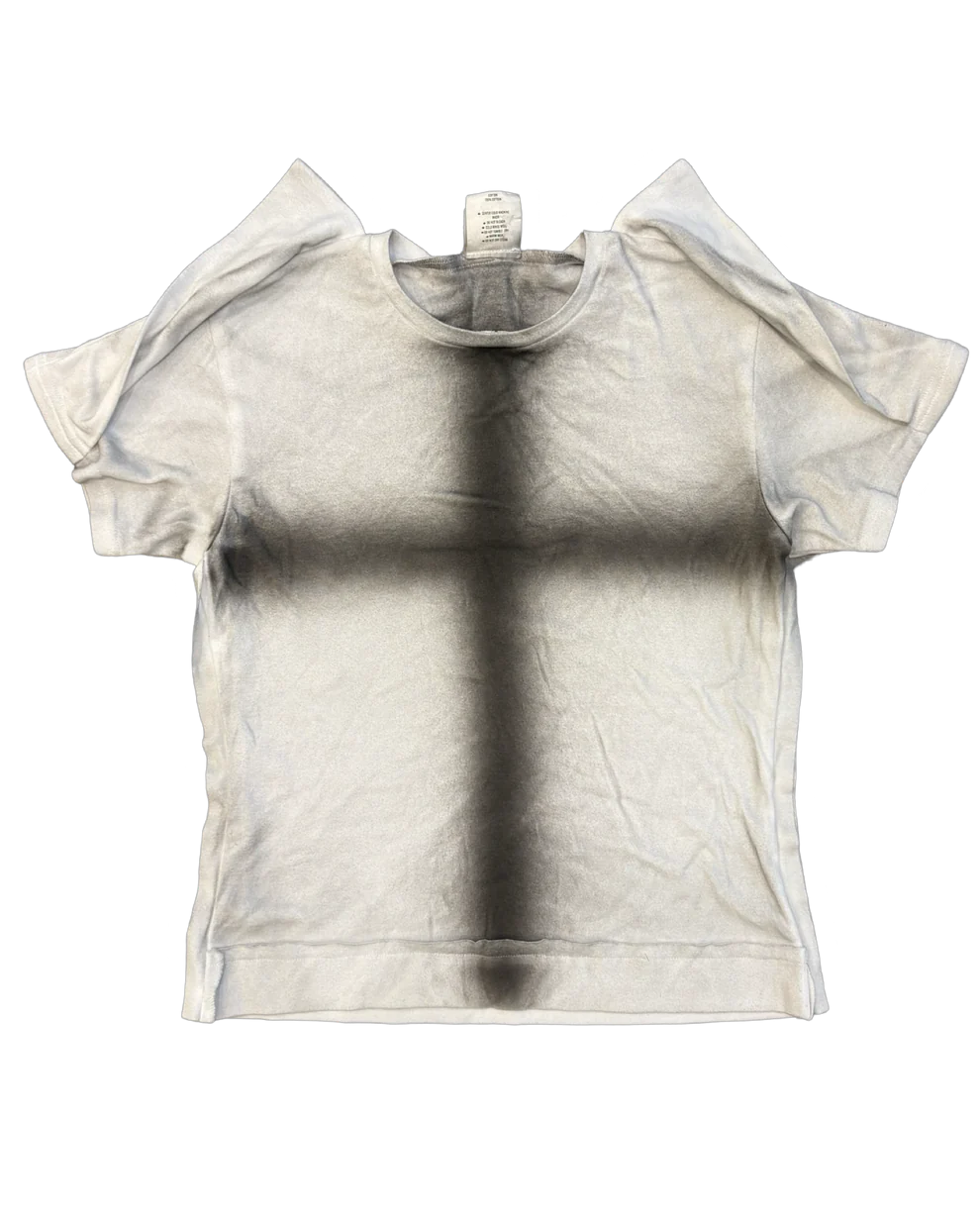 PLACKED T-SHIRT WHITE