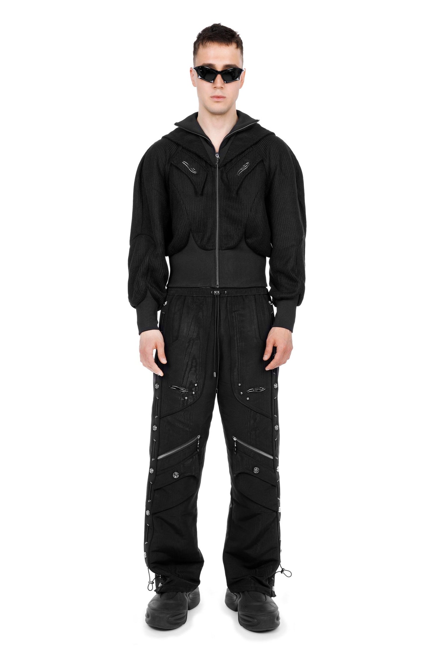 TRACK PUFFER PANTS BLACK