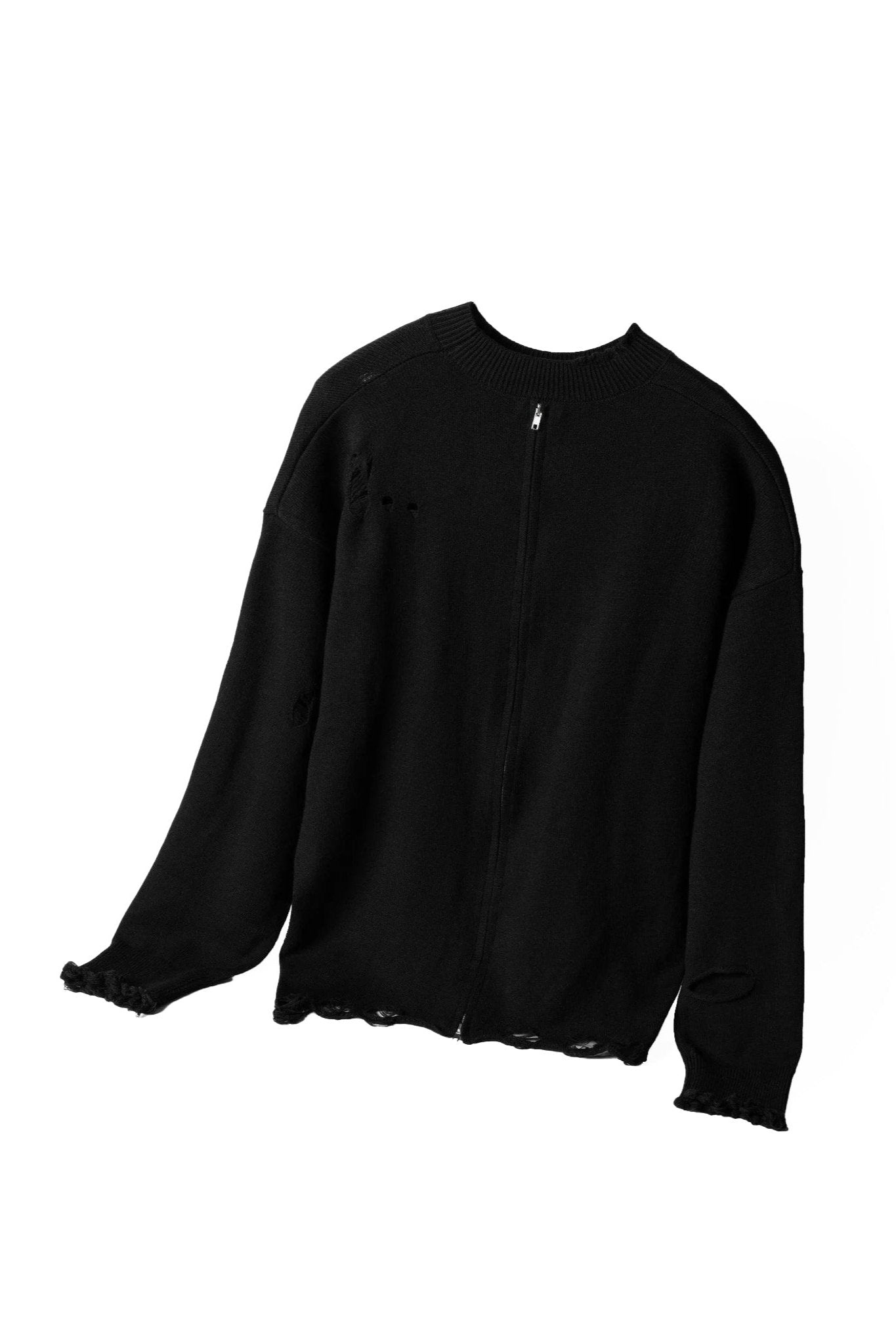 TWO WAY ZIP SWEATER