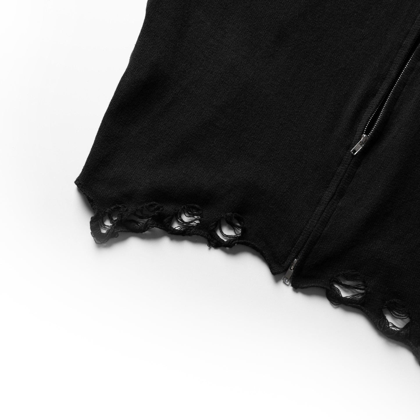 TWO WAY ZIP SWEATER