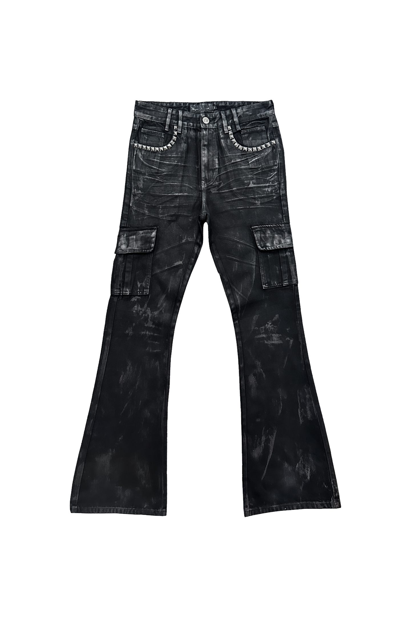 VENDETTA WAXED DENIM JEANS