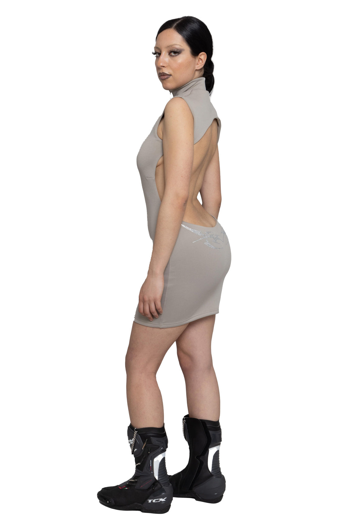 BEIGE DRESS WAB X NANDO