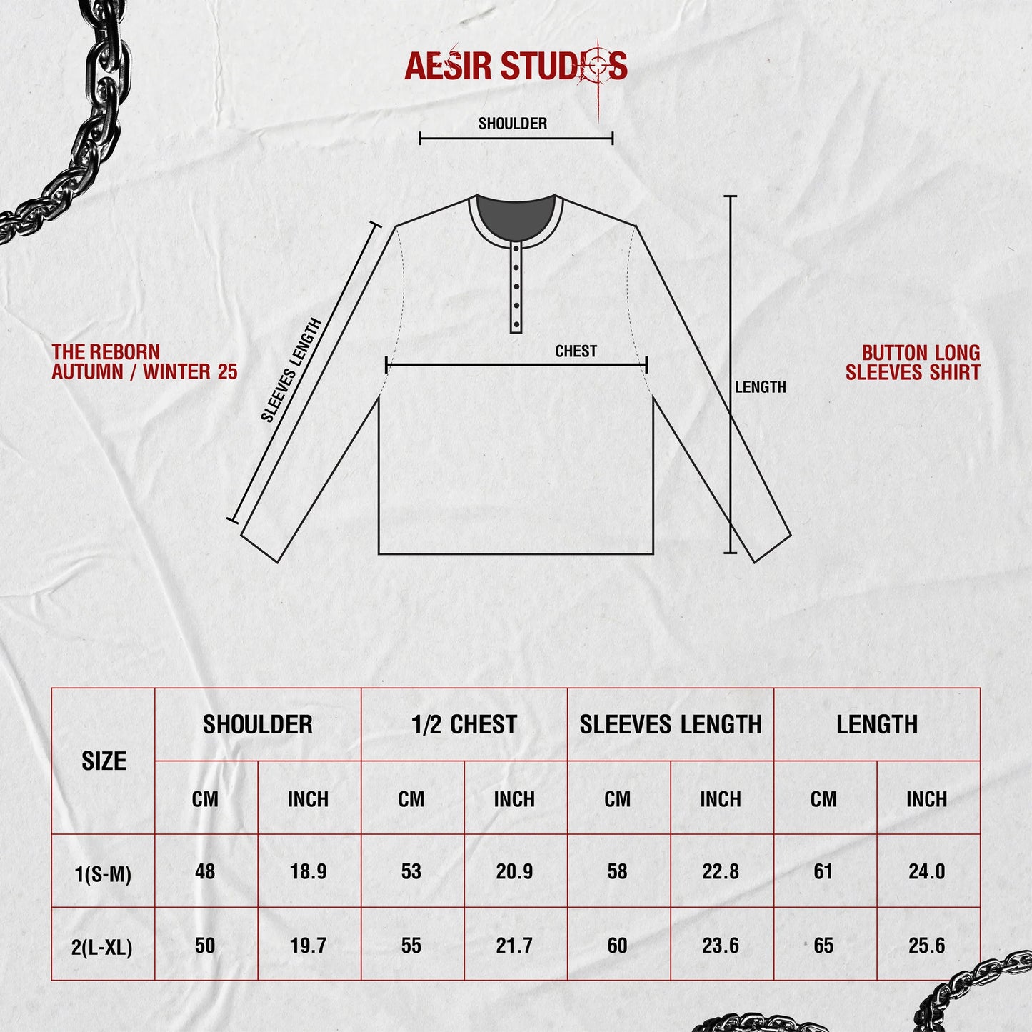 BLACK BUTTON LONGSLEEVE