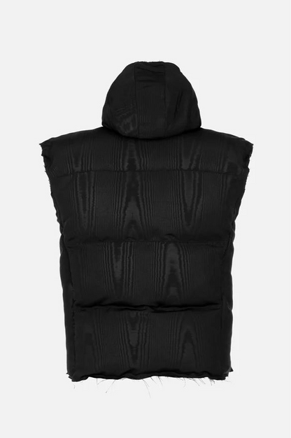 TRACK PUFFER VEST BLACK