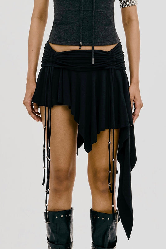 REVERENT SKORT BLACK