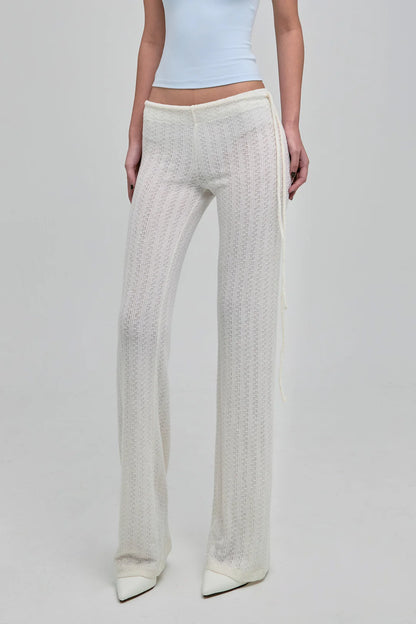DAZED KNIT PANTS CREAM
