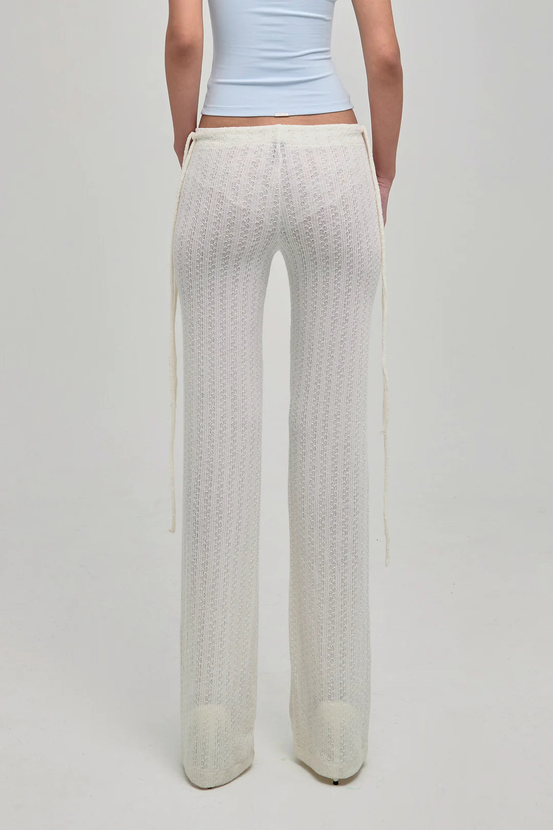 DAZED KNIT PANTS CREAM