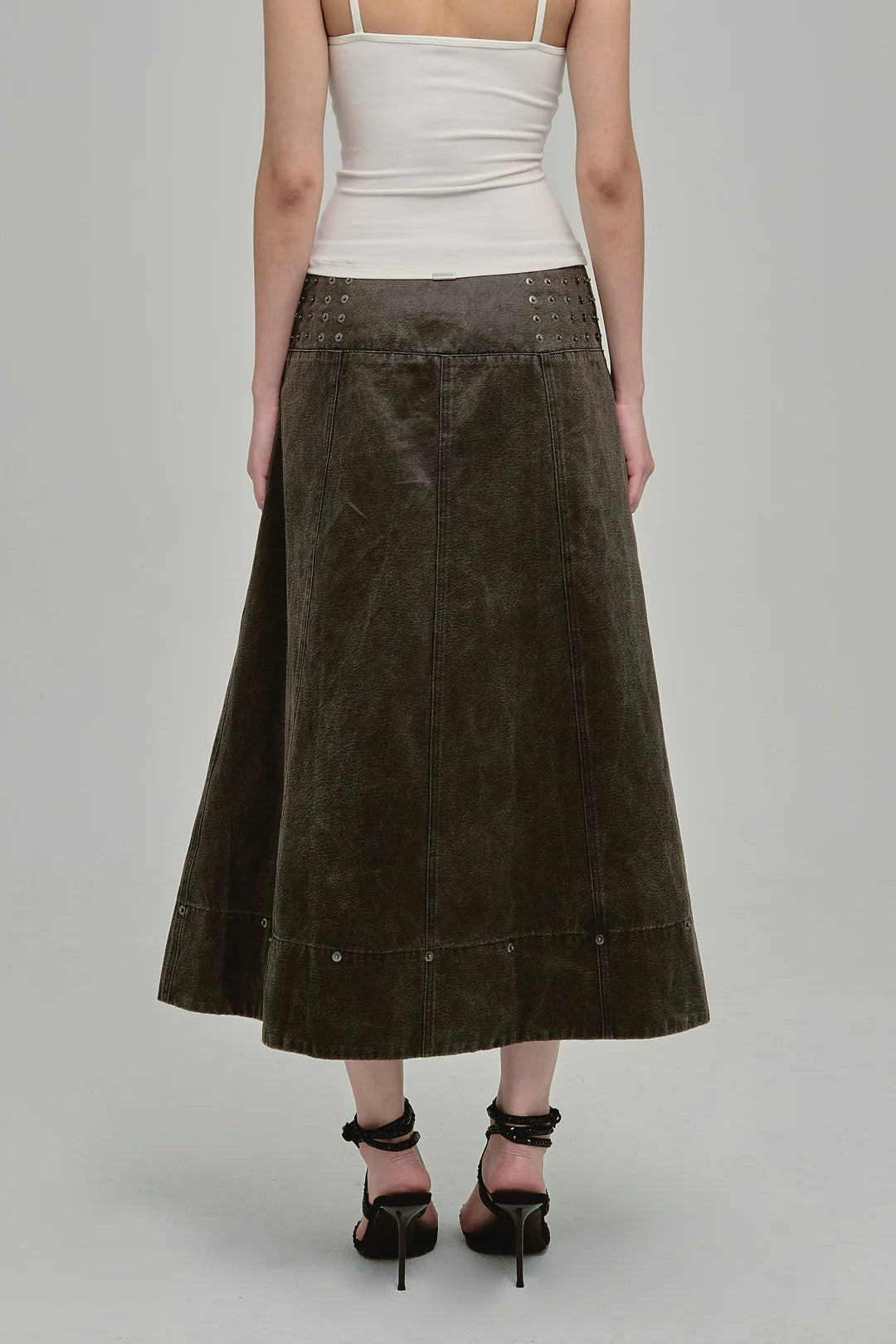 AMMO MAXI SKIRT COAL
