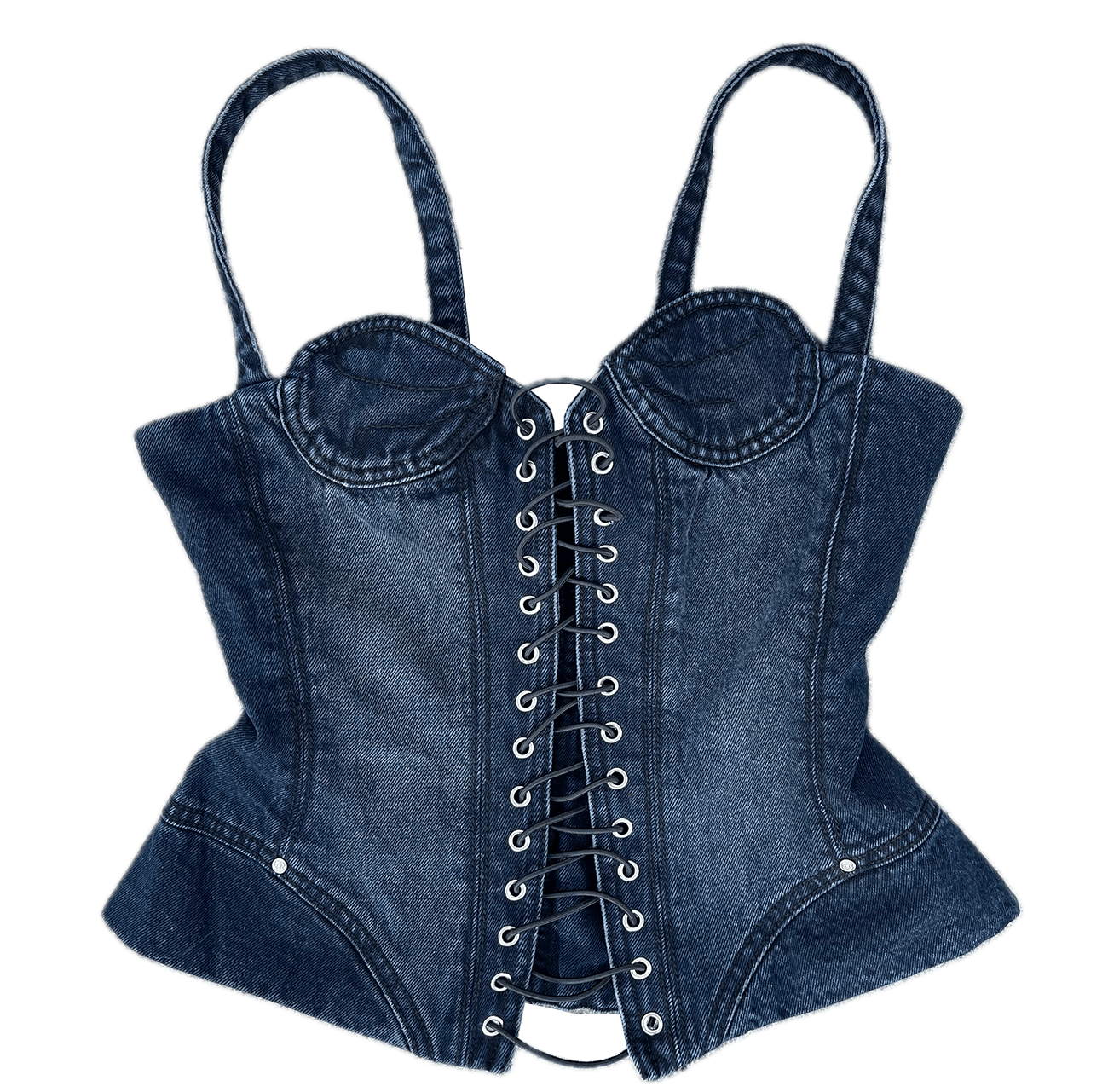 DENIM CORSET