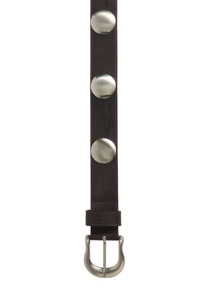 IDA LEATHER BELT SILVER