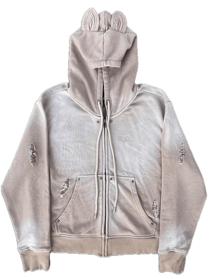 SMALL FIT HOODIE WITH EARS