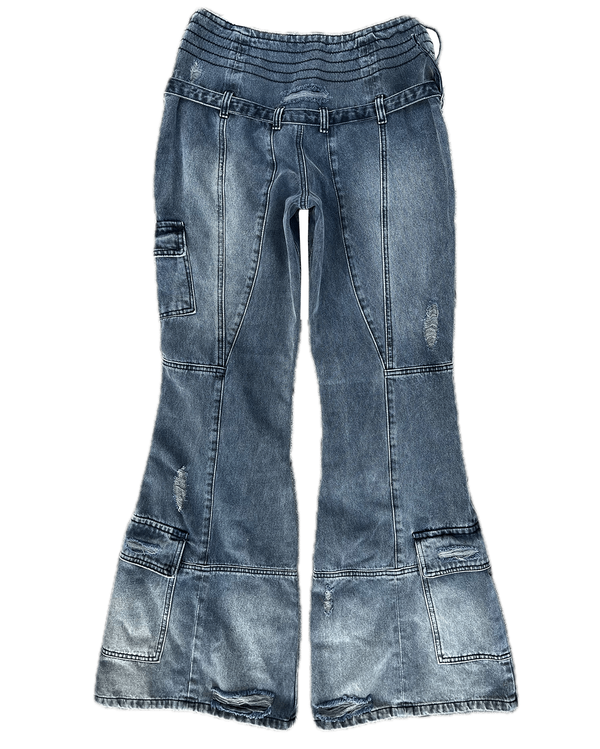 FLARED DENIM JEANS