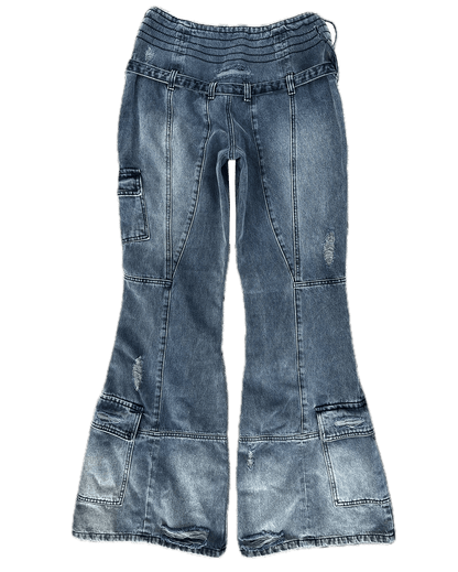 FLARED DENIM JEANS