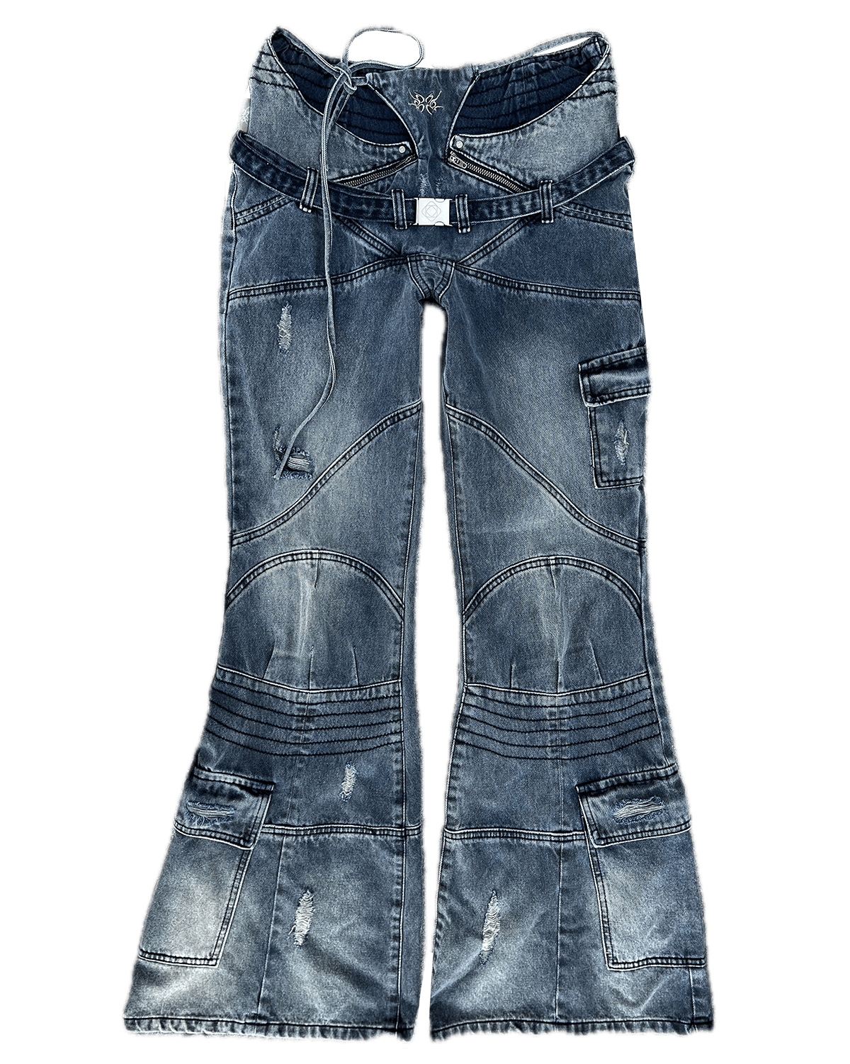 FLARED DENIM JEANS