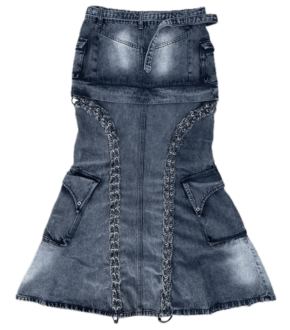 MAXI DENIM SKIRT