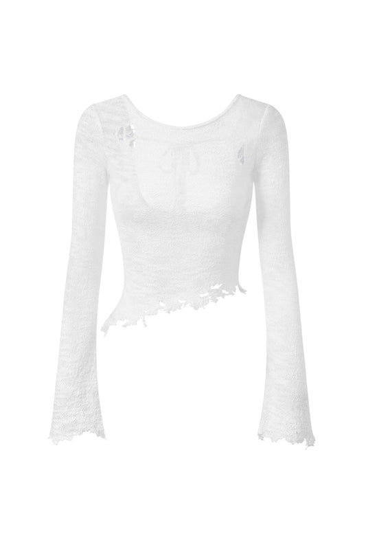 WOMEN AURORA TWO SIDE LONG TEE