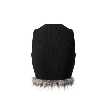 FREYA FAUX FUR TANKTOP