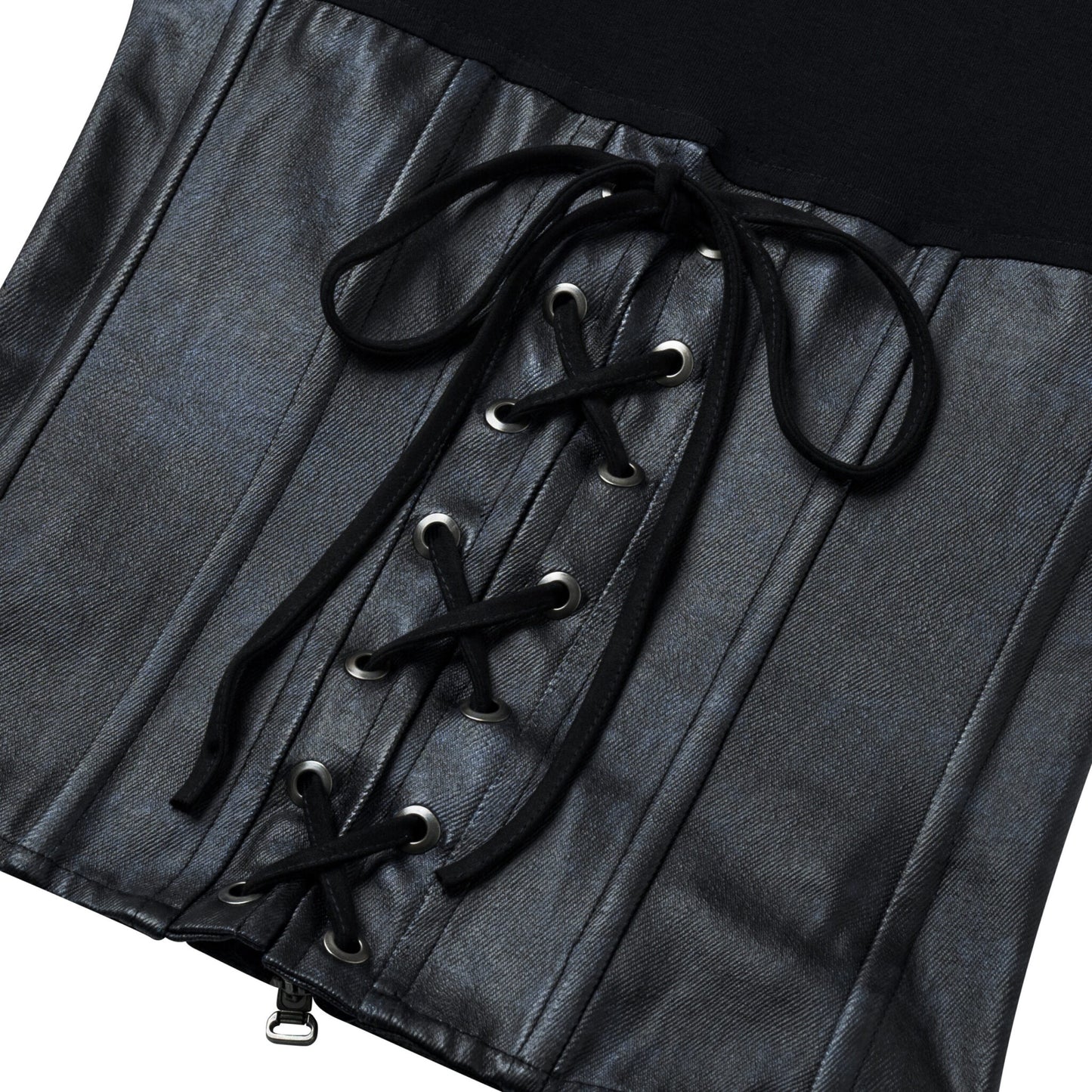 CORSET WAXED HOODIE