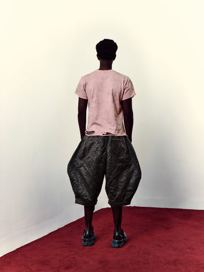 CRINKLE WASH EFFECT SHORT