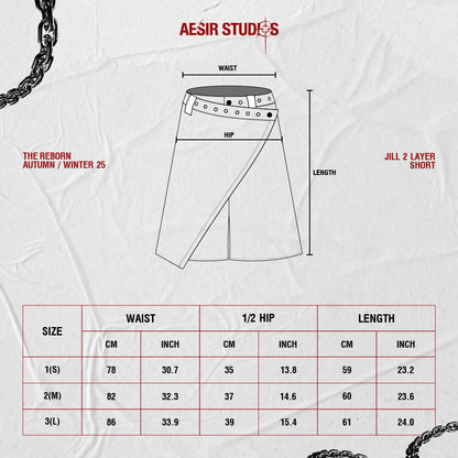 JILL 2 LAYER SHORTS