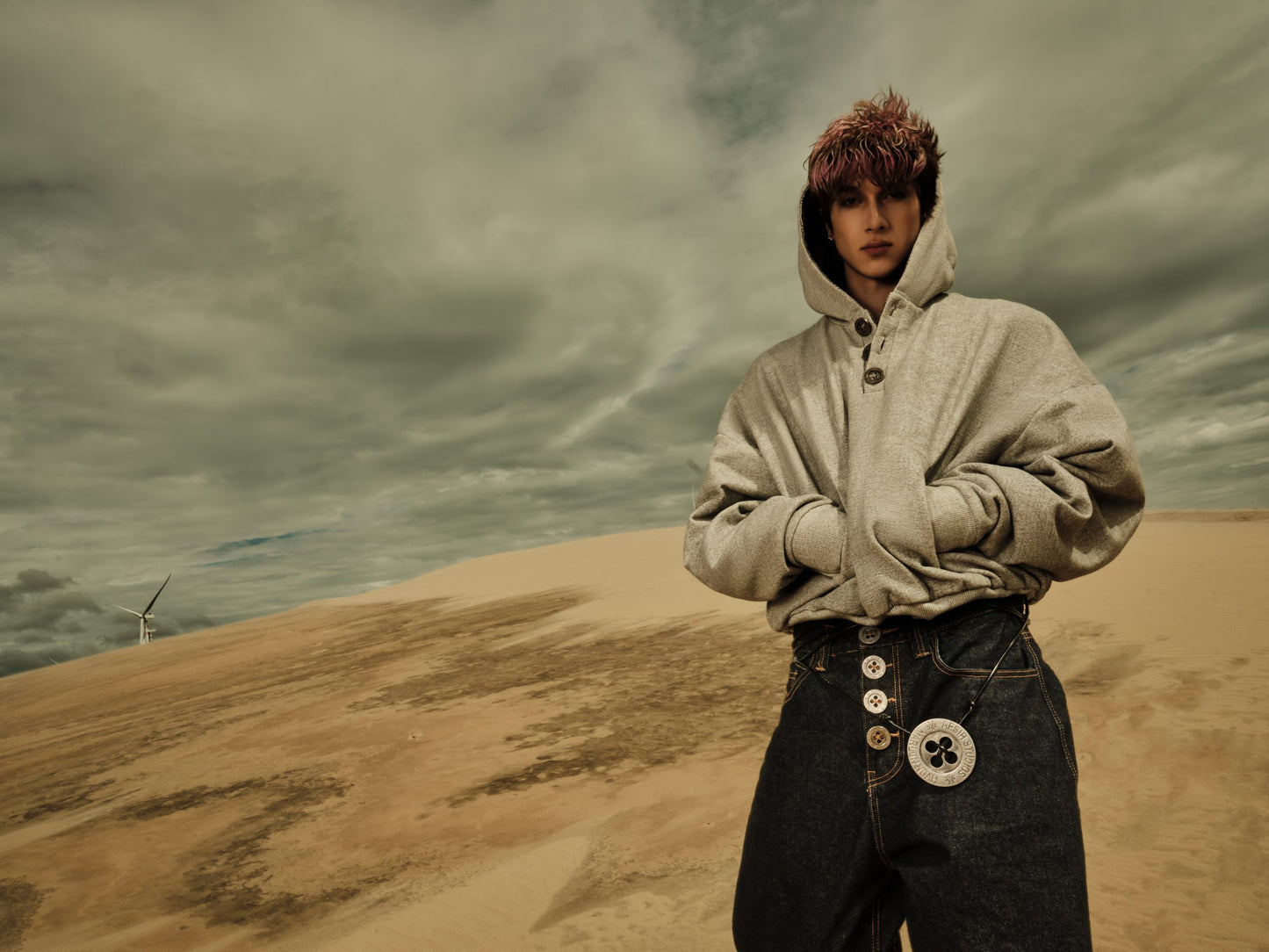 HENLEY REVERSIBLE HOODIE
