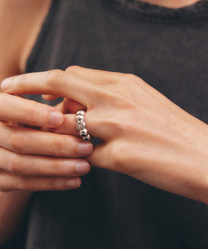 CLOUD SILVER RING