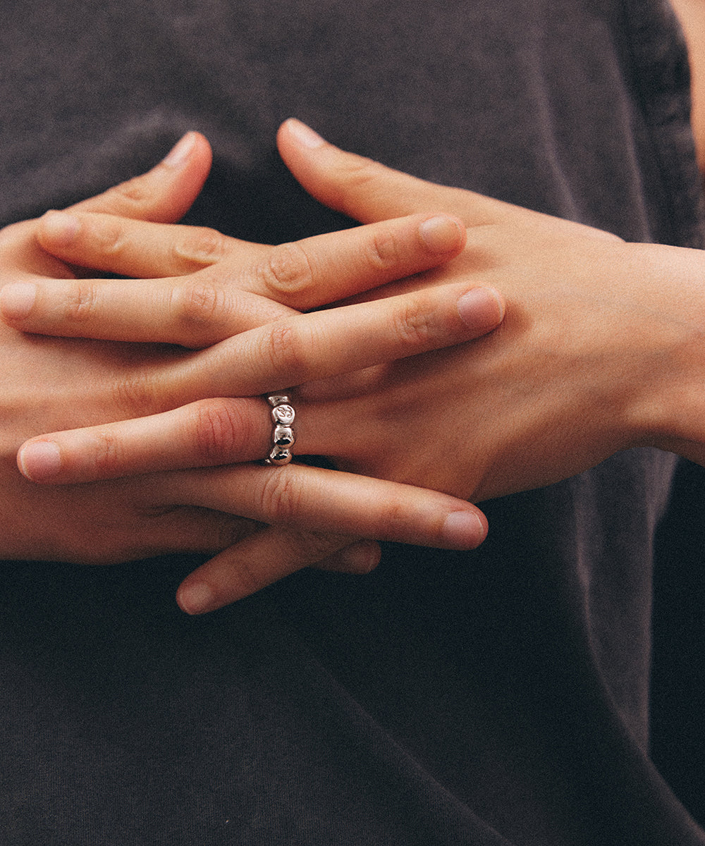 CLOUD SILVER RING