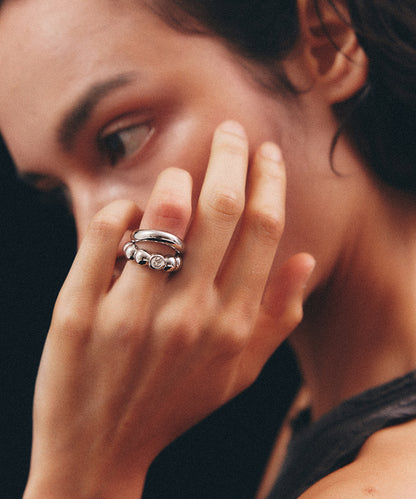 CLOUD SILVER RING